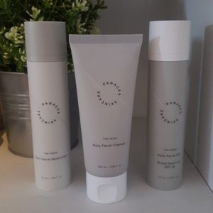 Panacea Set: cleanser, moisturizer, and SPF